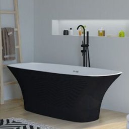 Distribain Baignoire îlot Lizarra Black