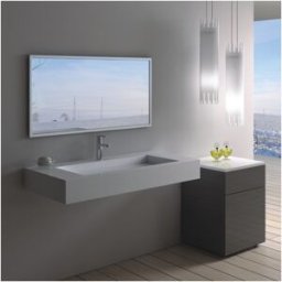 Distribain Plan vasque solid surface Réf : SDPW16