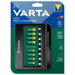 Varta Chargeur Lcd Multiple+ Sans Batterie Black One Size unisex