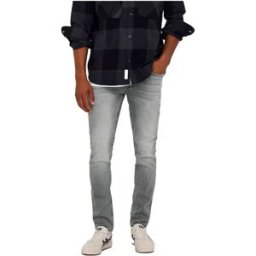 Only & Sons Jean Loom Slim Fit 3227 Grey Denim 29 Homme