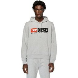 Diesel Sweat à Capuche Ginn Melange Grey M Homme