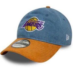 New Era Casquette Nba Denim Midi 9twenty Los Angeles Lakers Navy One Size unisex