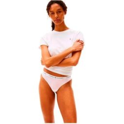 Tommy Hilfiger String Mesh 3 Unités Foggy Pink / White / Light Pink XS Femme