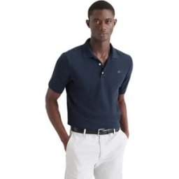Dockers Polo à Manches Courtes Original Navy Blazer L Homme