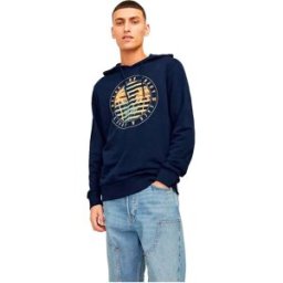 Jack & Jones Sweat à Capuche Summer Vibe Navy Blazer M Homme
