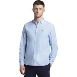 Lyle & Scott Chemise à Manches Longues Regular Fit Light Weight Oxford Riviera M Homme