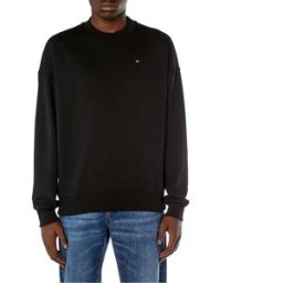 Diesel Sweat-shirt S Rob Microdiv Black / Black / Black L Homme
