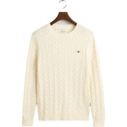 Gant Pull Cable Cream M Homme