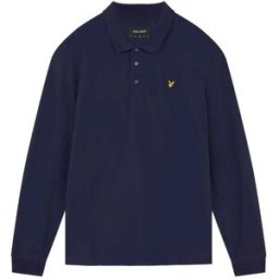 Lyle & Scott Polo à Manches Longues Lp400vog Reconditionné Navy M Homme