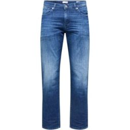 Selected Jean Straight Scott Medium Blue Denim 30 Homme