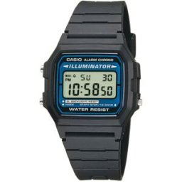 Casio Montre Retro Vintage Black / Lcd Black / Plastic One Size Homme,Femme
