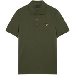 Lyle & Scott Polo à Manches Courtes Green S Homme