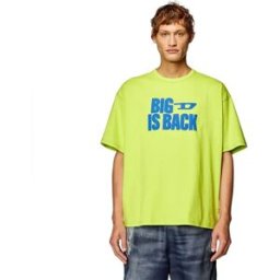 Diesel T-shirt à Manches Courtes Boxt Back Acid Lime XL Homme