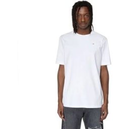 Diesel T-shirt à Manches Courtes Just Microdiv White M Homme