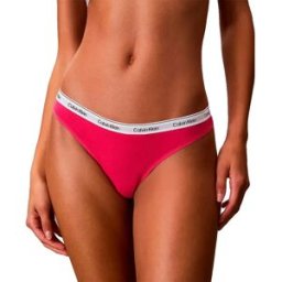 Calvin Klein String 000qd5209e 3 Unités Innuendo / Stencil Heart / Dark Berry M Femme
