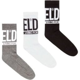 Diesel Chaussettes Skm Wraparound Mid Cut Cushion Multicolor EU 39-42 Homme
