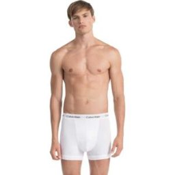 Calvin Klein Boxers 0000u2662g Trunk 3 Unités White S Homme