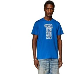 Diesel T-shirt à Manches Courtes Diegor K68 Classic Blue L Homme