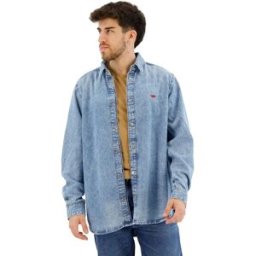 Diesel Chemise à Manches Longues Simply Blue L Homme