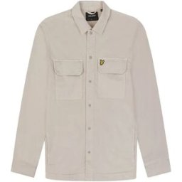 Lyle & Scott Chemise Surchemise Garment Dyed Cove L Homme