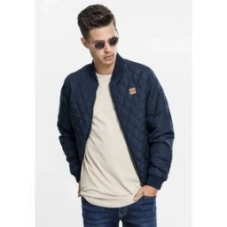 Urban Classics Veste Diamond Navy Blue L Homme