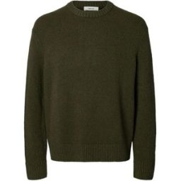 Selected Pull Alex Relaxed Fit Forest Night 2XL Homme