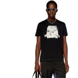 Diesel T-shirt à Manches Courtes Diegor N1 Black Black Black S Homme