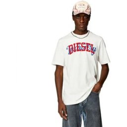 Diesel T-shirt à Manches Courtes Just N10 Off White S Homme