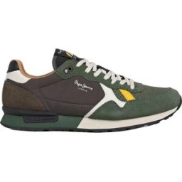 Pepe Jeans Baskets Brit Essence Khaki Green EU 41 Homme