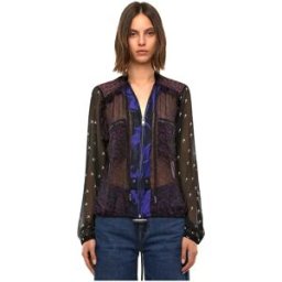Diesel Chemise à Manches Longues Ila Black XS Femme