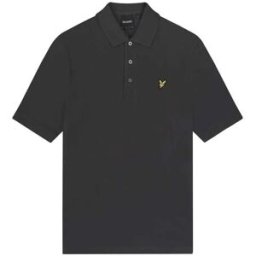 Lyle & Scott Polo à Manches Courtes Plain Gunmetal S Homme