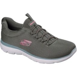 Skechers Baskets Sans Lacets Summits Summer Blush Olive Mesh EU 40 Femme