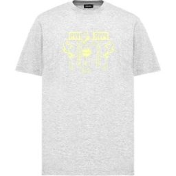 Diesel T-shirt à Manches Courtes Just X65 Grey XS Homme