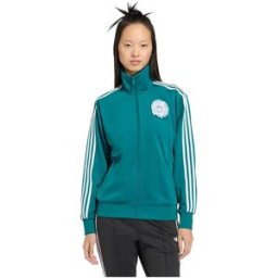 Adidas Originals Sweat-shirt à Zip Lace Branding Fb Legacy Teal M Femme