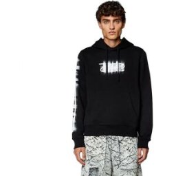 Diesel Sweat à Capuche Ginn N Black Black Black M Homme