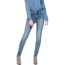 Only Jean Mila High Waist Skinny Ankle Bb Bj13995 Medium Blue Denim 26 Femme