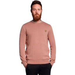 Lyle & Scott Pull Kn821v Pink L Homme