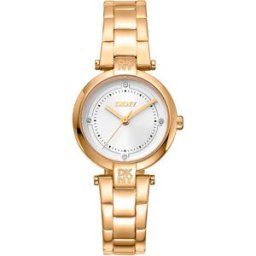 Dkny Montre Pour Femme Essential Mini 28 Mm Yellow Gold / Silver Grey / Mineral One Size Femme