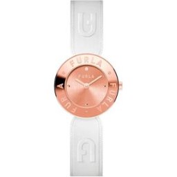 Furla Montre Pour Femme Ww00004005l3 White Leather / Pink One Size Femme