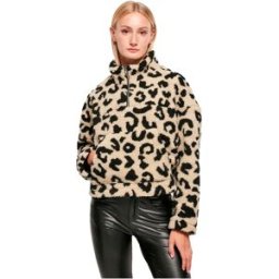 Urban Classics Pull à Demi-zip Aop Sherpa Sand Leo XS Femme