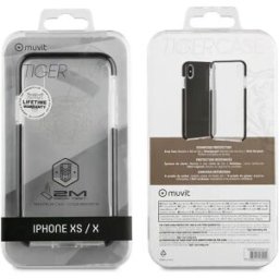 Muvit Coque De Téléphone Soft Case Shockproof 2m Iphone Xs/x Silicone Clear One Size unisex