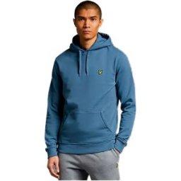 Lyle & Scott Sweat à Capuche Ml416vo W477 Blue S Homme