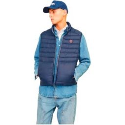 Jack & Jones Gilet Sprint Navy Blazer / Detail True Red Stitches S Homme
