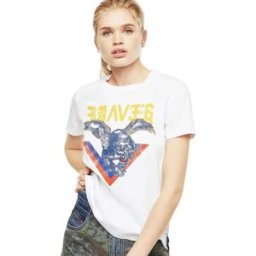 Diesel T-shirt à Manches Courtes Sily Wp White XS Femme