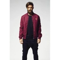 Urban Classics Veste Diamond Bordeaux M Homme