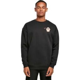 Mc Clothes Sweat-shirt Halloween Boo Ghost Black M Homme