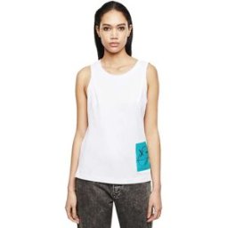 Diesel T-shirt Sans Manches Trixy A Denim S Femme