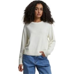 Urban Classics Pull Knitted White Sand 5XL Femme