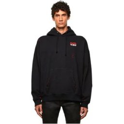 Diesel Sweat à Capuche Ummer N71 Black S Homme