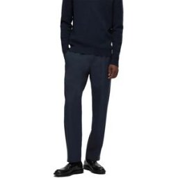 Selected Pantalon 196 Robert String Straight Fit Dark Sapphire L Homme